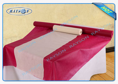 Nappes jetables non non tissées imprimées de textile tissé de Spunbond pp de petit pain de couverture de Tableau de TNT petites
