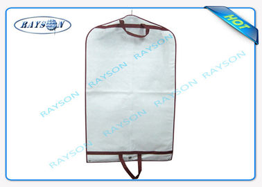 De relief a personnalisé non des sacs de textile tissé, sangle blanche de la couverture PPSB d'habillement