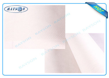 textile tissé blanc ou gris de 160cm-240cm de pp de meubles non avec PVC Dot Used comme bâches inférieures de sofa ou de matelas