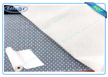 textile tissé blanc ou gris de 160cm-240cm de pp de meubles non avec PVC Dot Used comme bâches inférieures de sofa ou de matelas