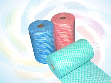 Pp Spunbond ont imprimé non le textile tissé pour des chiffons de nettoyage de ménage